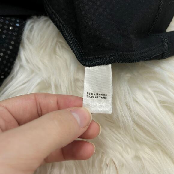 ST JOHN CAVIAR Top Womens Size Medium Sophisticated Professional Party Holiday - Picture 5 of 6